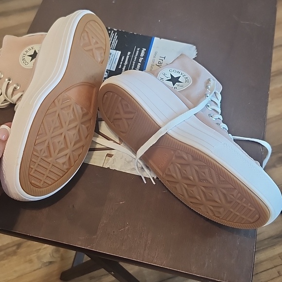 Converse Women's High-Top Sneakers - Light Gray - Picture 8 of 13